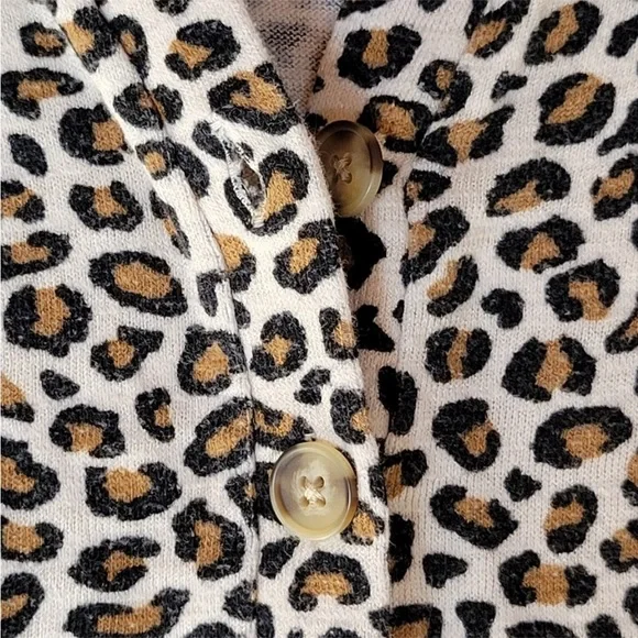 Old Navy Animal Print Button-Up Cardigan - Picture 4 of 6